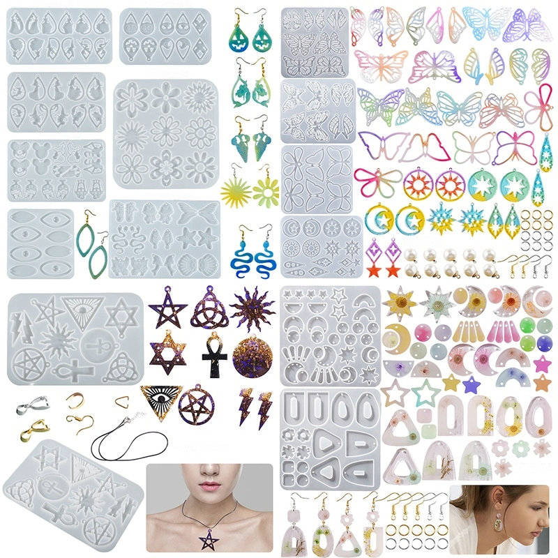 Model Kit Varnish - Stampo in silicone per ciondolo orecchino,