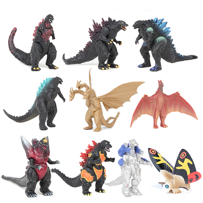 Model Kit Godzilla - 10 pz/set Film Gojira Godzilla Pvc