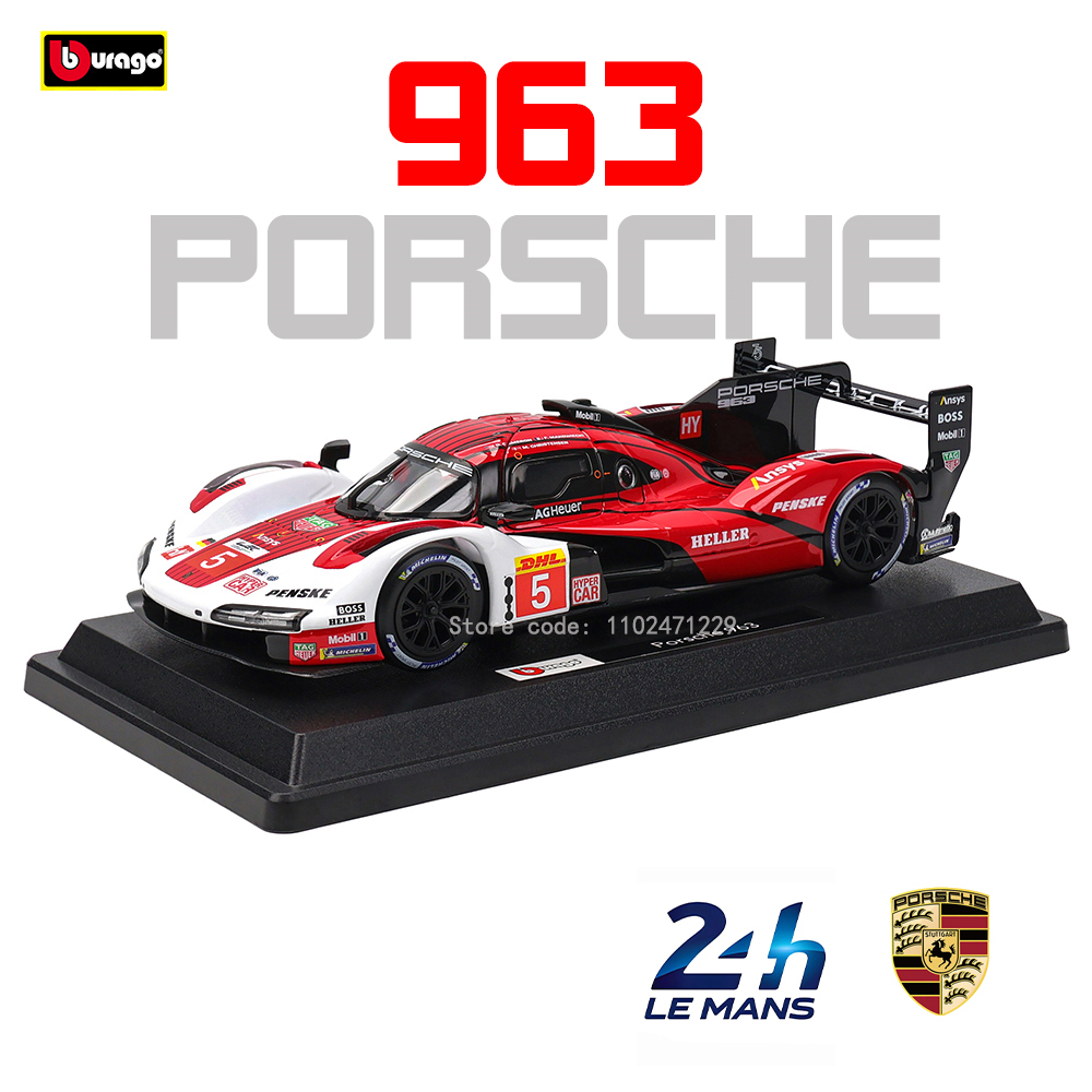 Model Kit Porsche 911 - Bburago 1:24 Porsche 963 24 auto
