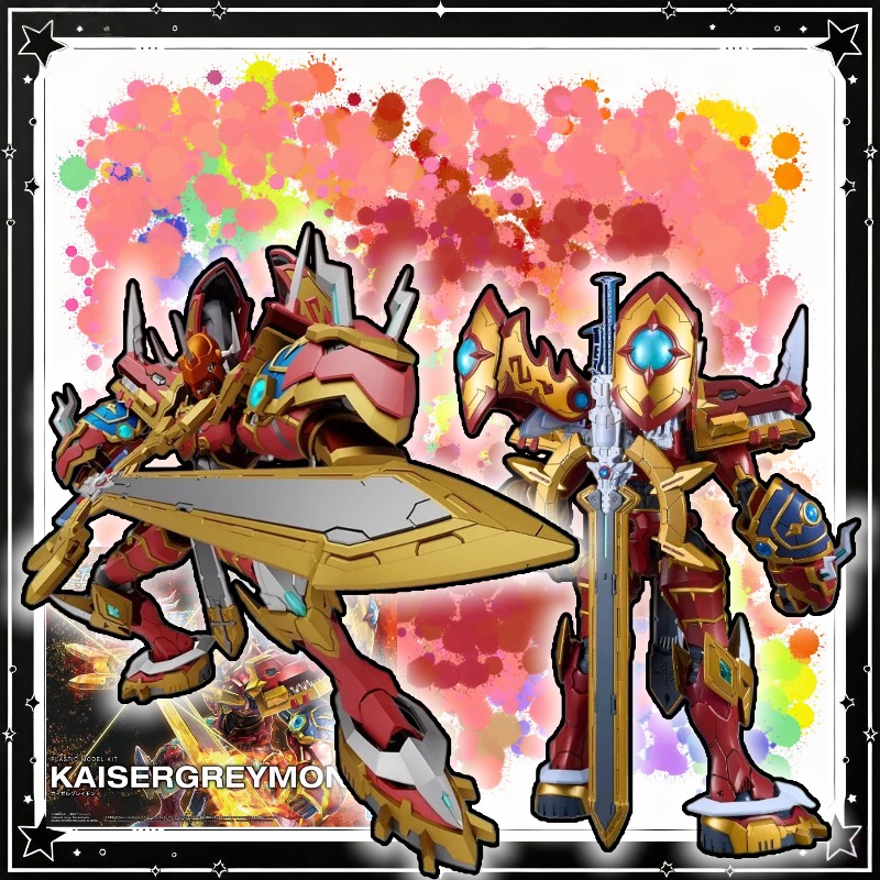 Model Kit Kaisergreymon - 【Disponibile】Bandai Figure-rise Standard-Amplified KaiserGreymon Digimon Frontier