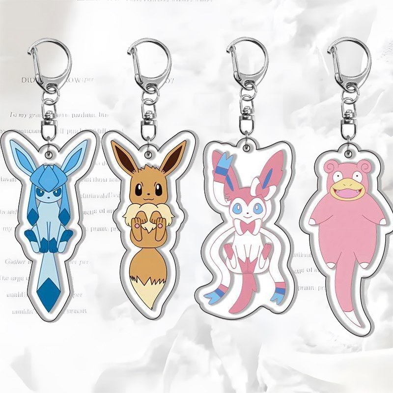 Model Kit Anime - Eevee Portachiavi a doppia faccia Ash