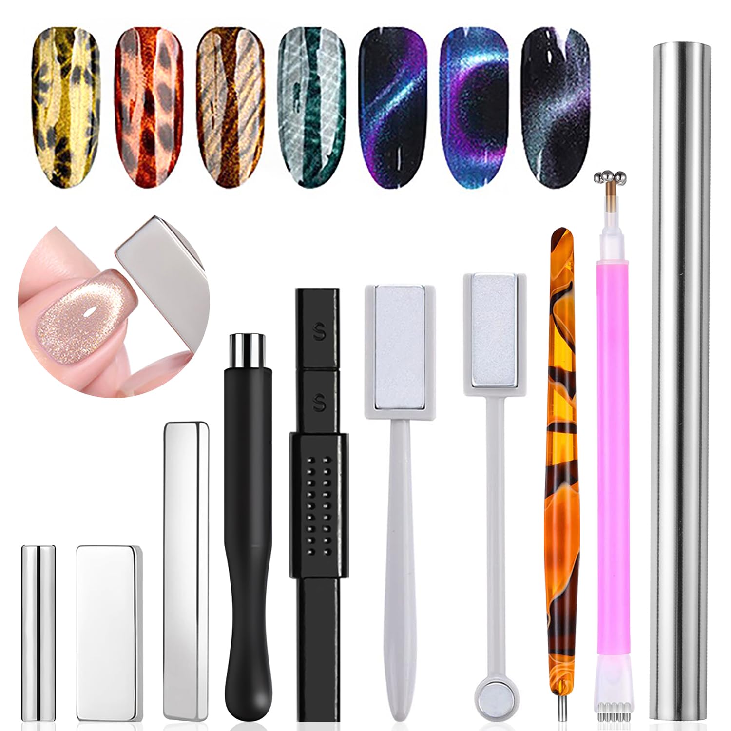 Sanding Stick Set - Set di 10 Magneti Effetto Occhio