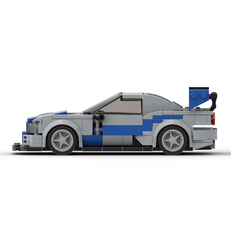 Model Kit R34 - InhawBrick Set di Costruzioni Auto da