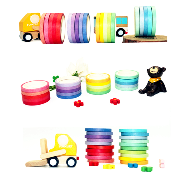 Masking Tape Thin - Set di 20 Rotoli di Nastro