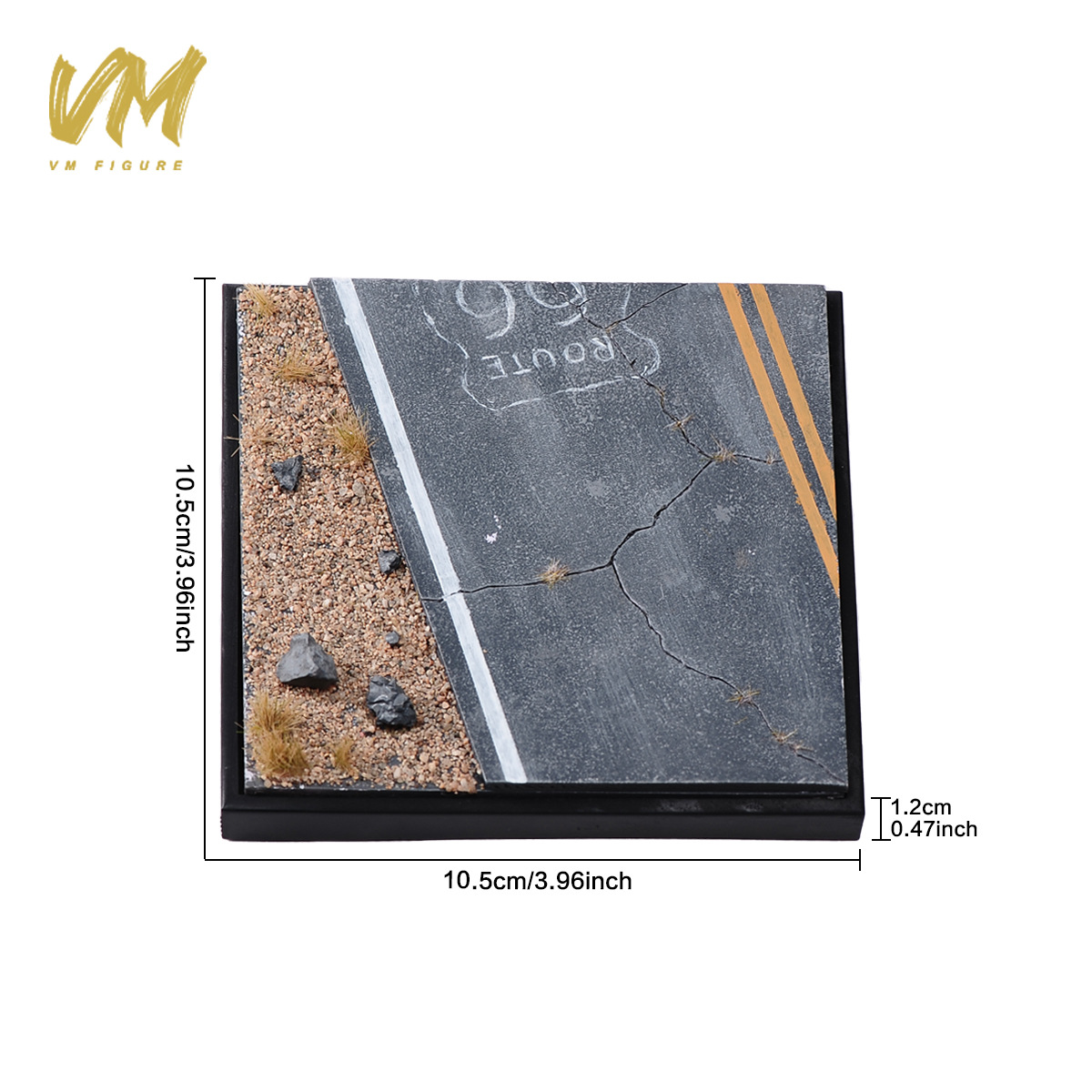 Model Figure Base - Base Diorama in Resina 1:64 per