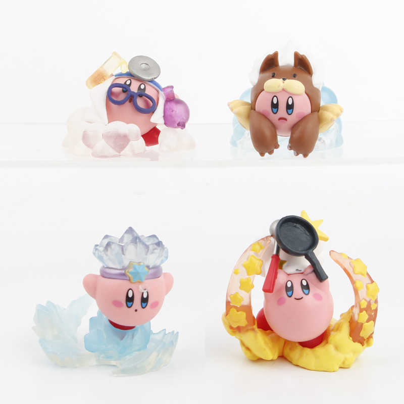 Model Kit Kirby - Set di 4 Decorazioni per Torte,