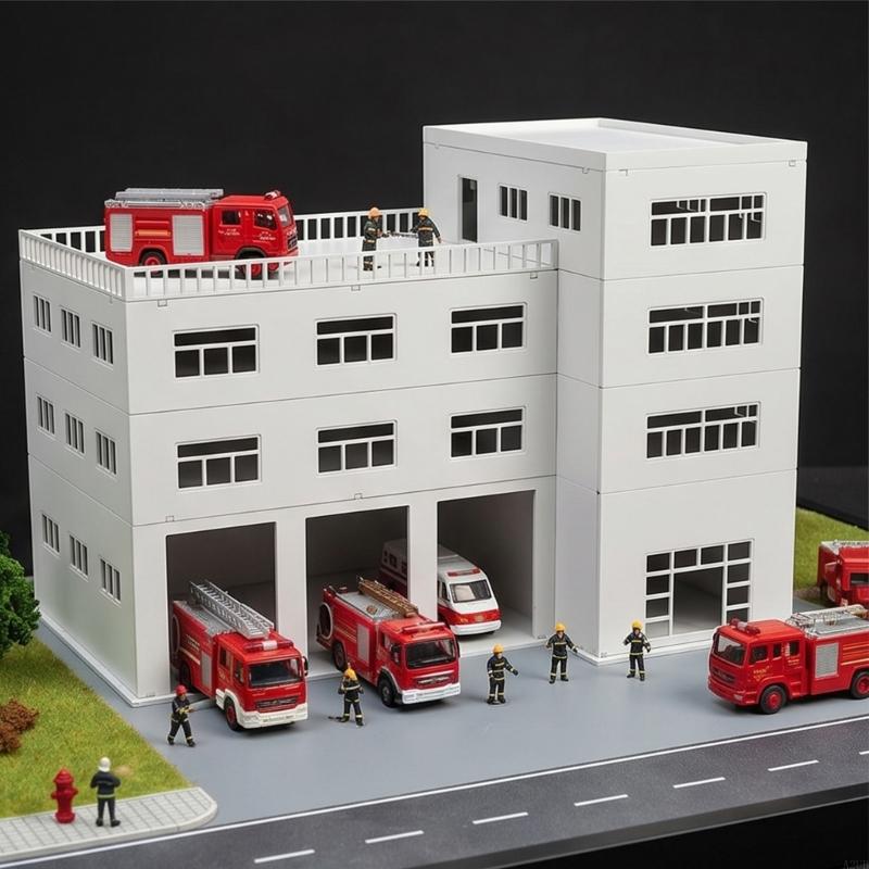 Model Kit Instructions - modello costruzione garage realistico con parte