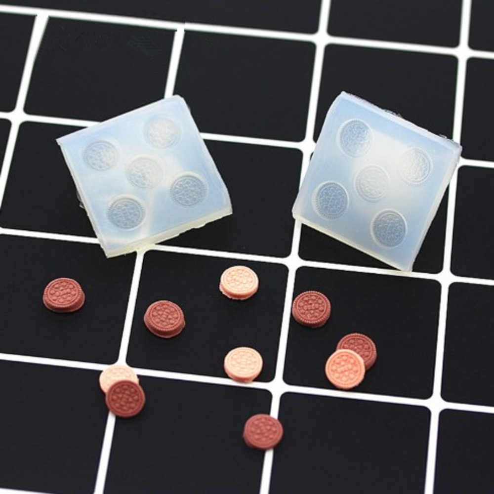Model Kit Varnish - Mini biscotto stampo in silicone fondente