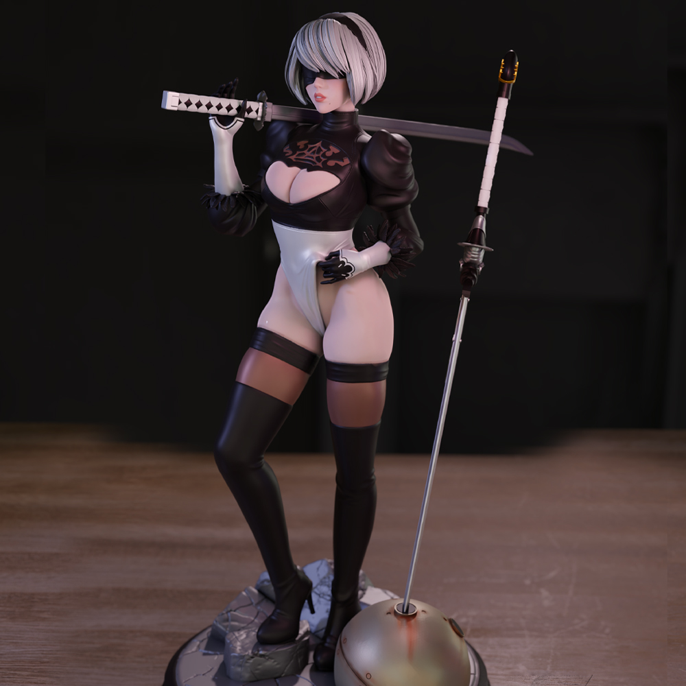 Model Kit Nier Automata - 1/24 Kit modello di stampa 3d