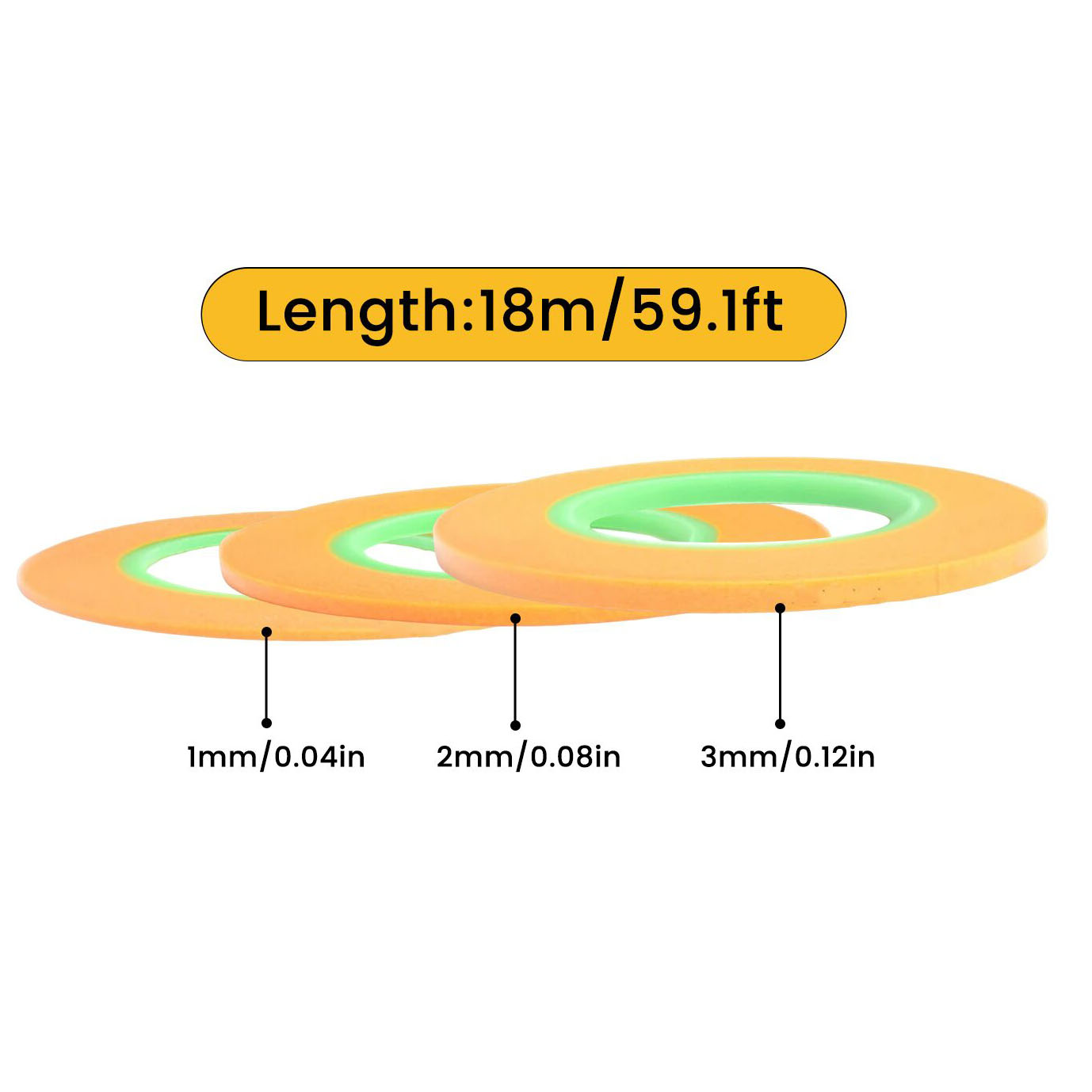 Modello di verniciatura a spru - Masking Tape Thin recensione e prezzo