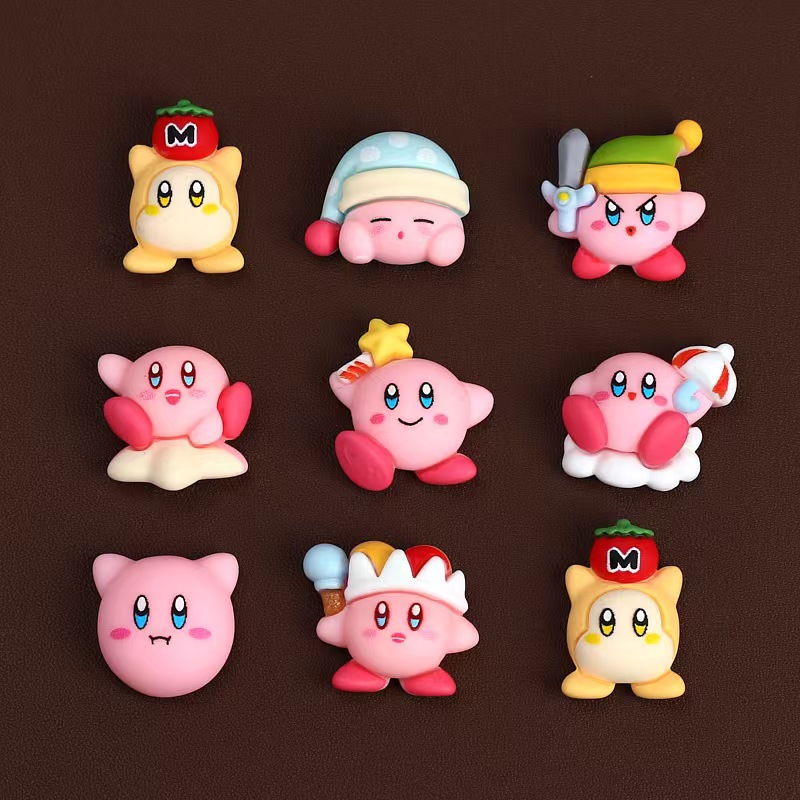 8 pz/set Cartoon Cute Anime Fi - Model Kit Kirby recensione e prezzo