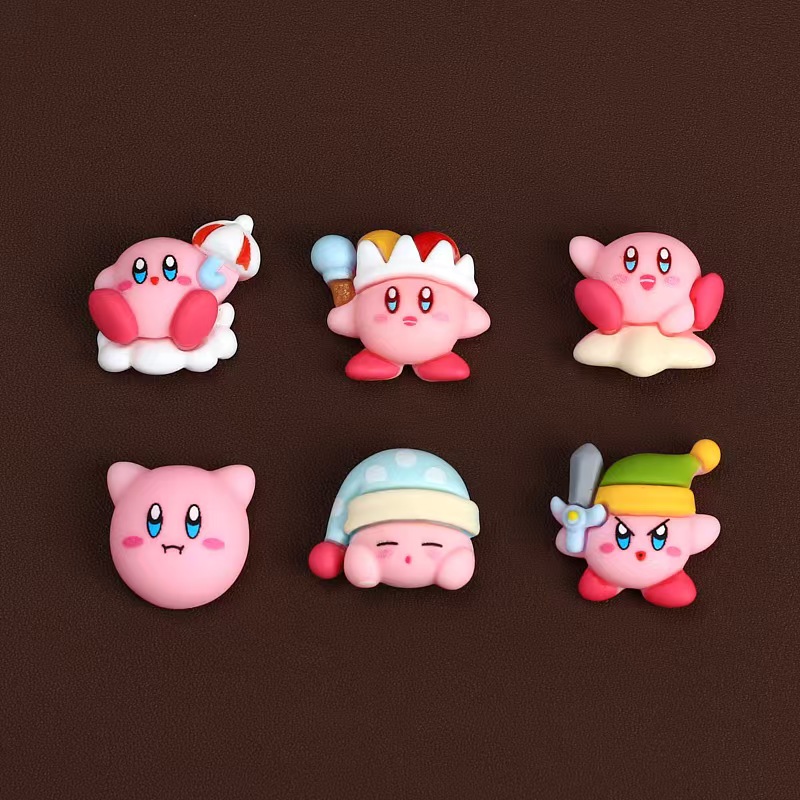 8 pz/set Cartoon Cute Anime Fi - Model Kit Kirby recensione e prezzo