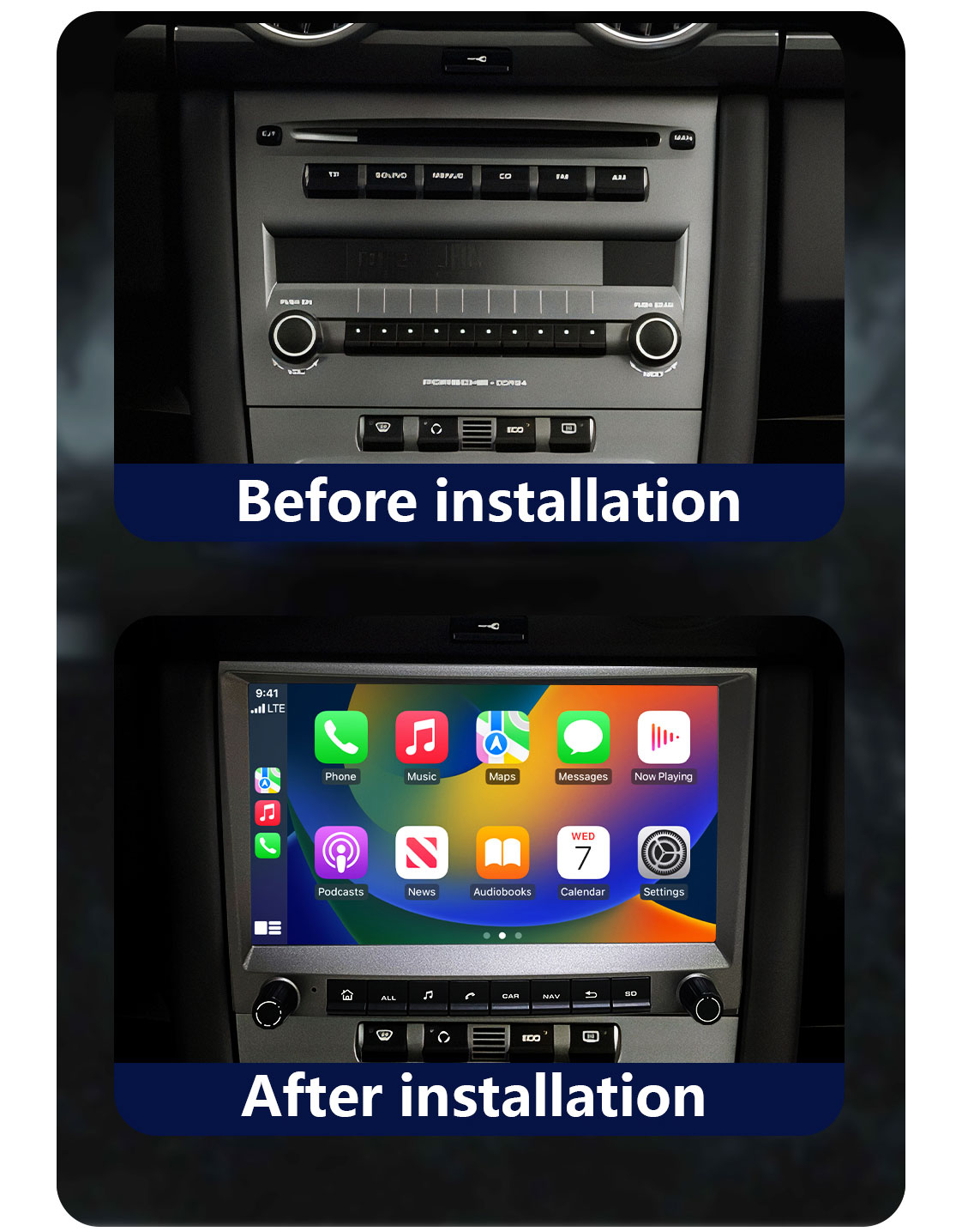 CHSTEK Navigatore Carplay per  - Model Kit Porsche 911 recensione e prezzo