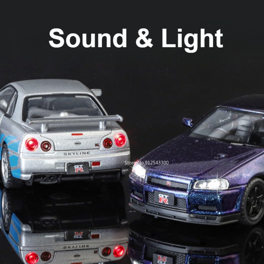 Scala 1:32 SKYLINE GTR R34 Mod - Model Kit R34 recensione e prezzo